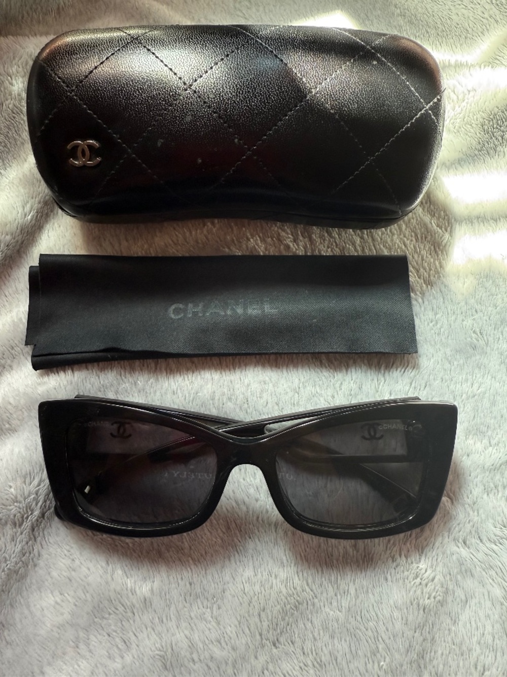 Chanel cat eye sunglasses